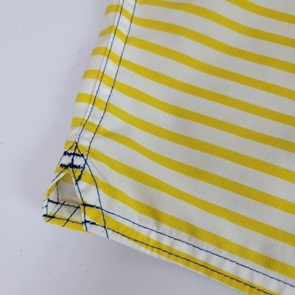 Patagonia Blue And Yellow Stretch Plaining Swim/Boardshorts Sz 32 (M) NWOT - Picture 4 of 15